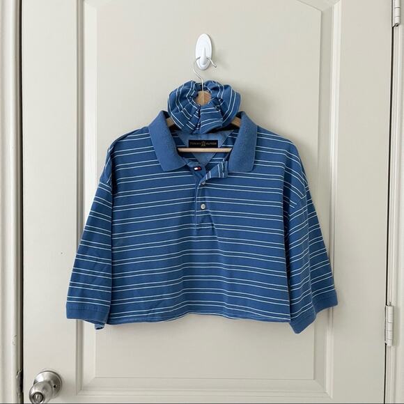 Tommy Hilfiger Tops - Reworked Tommy Hilfiger Ancala Country Club Polo Shirt&Scrunchie-MA7